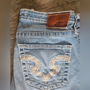 Womens Big Star low rise "Rikki" cropped jeans. 28x27